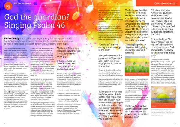 RE Today Magazine Jan 2017 ‘God the guardian Singing Psalm 46 pdf