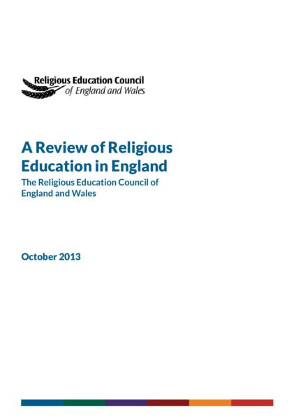 2013 Review of Religious Education in England pdf