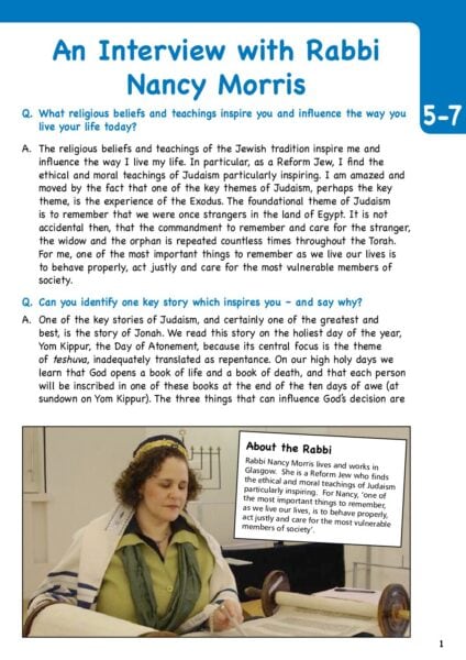 Rabbi Nancy interview pdf