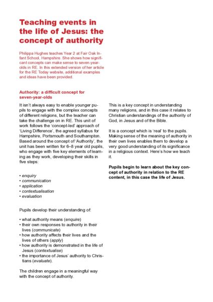 1. Teaching events in the life of Jesus pdf