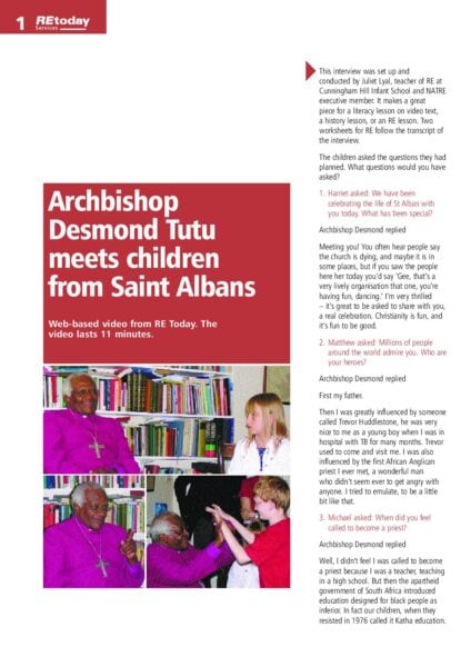 2.Children meeting Archbishop Desmond Tutu pp 14 – 15 pdf