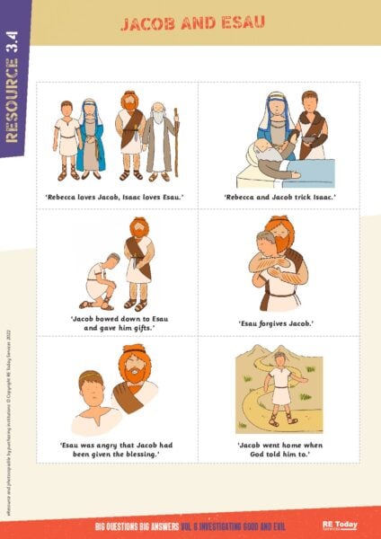 3 4 Jacob and Esau pictures BQBA6 S pdf