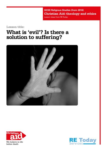 4 RE GCSE Christian Aid Evil and suffering pdf