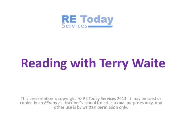 50 51 Terry Waite on conflict pdf