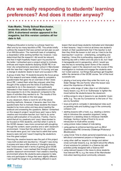 Are we responding to students learning pdf