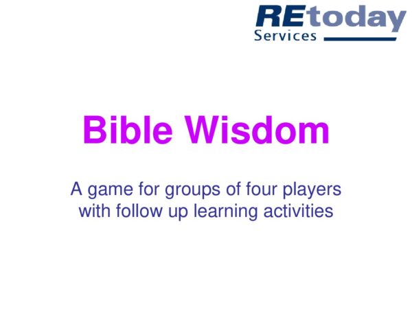 Bible Wisdom pdf