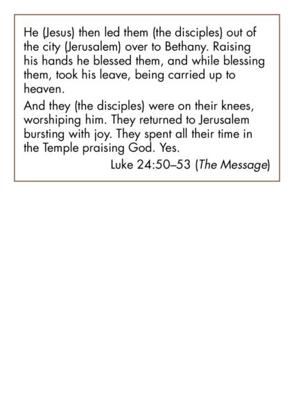 Bible text to match to the windows Luke 24 pdf