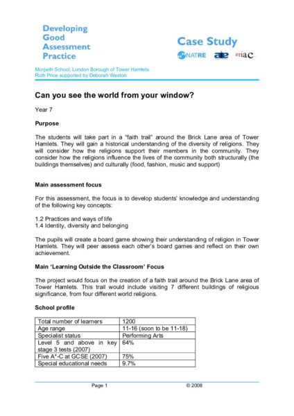 Can you see the world from your window pdf