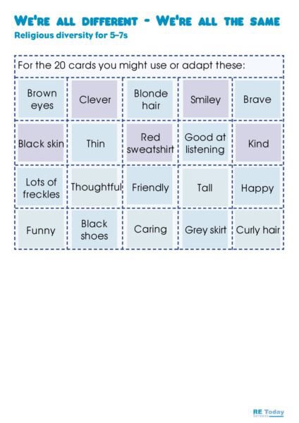 Cards were all different were all the same pdf