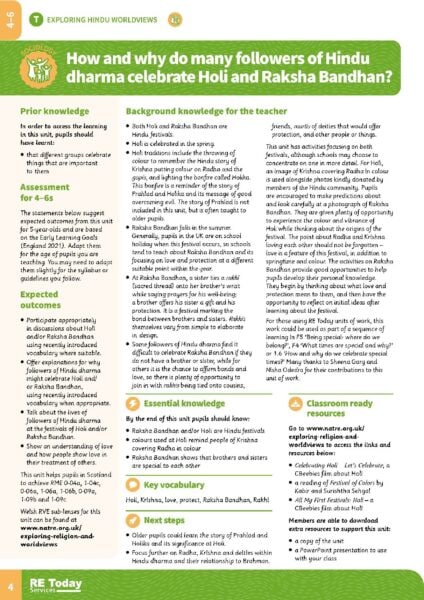 ERW3 Holi and Raksha Bandhan S pdf