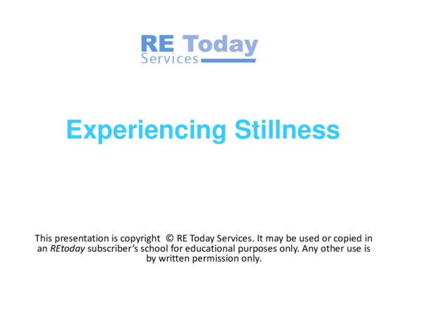 Experiencing stillness haikus pdf