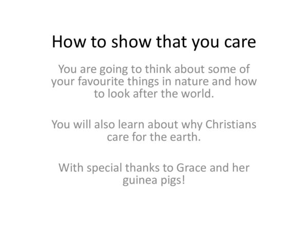 F1 5 7 RE Today and NATRE home learning mem show that you care ppt pdf