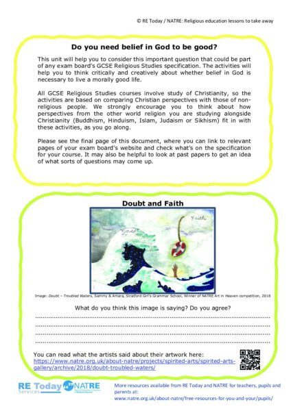 F4 14 16 RE Today and NATRE God to be good evaluation pdf