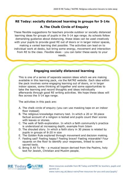 FDL RE Today and NATRE Chalk Circle pdf