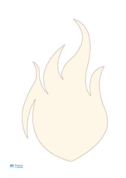 Flame outline pdf