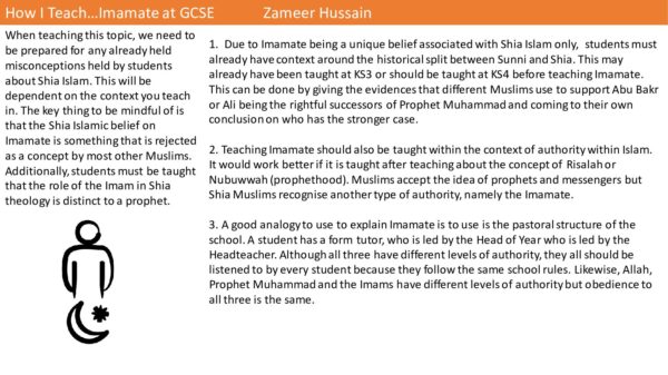 How I teach Imamate pdf