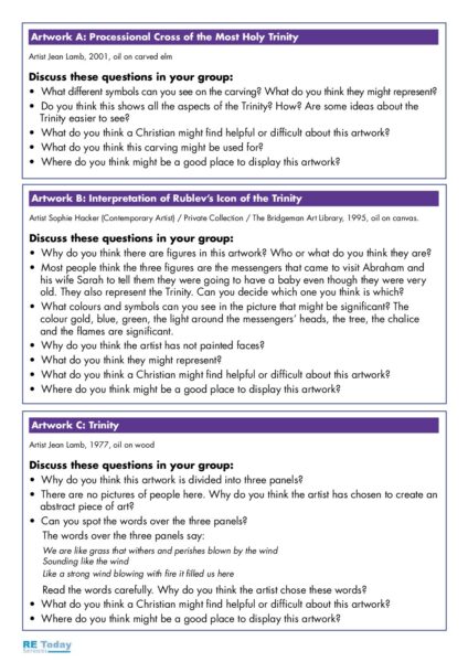 Investigating Art question cards pdf