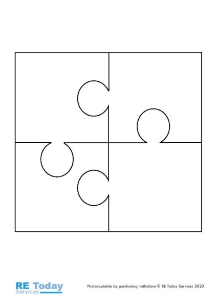 Jigsaw 4 piece blank pdf