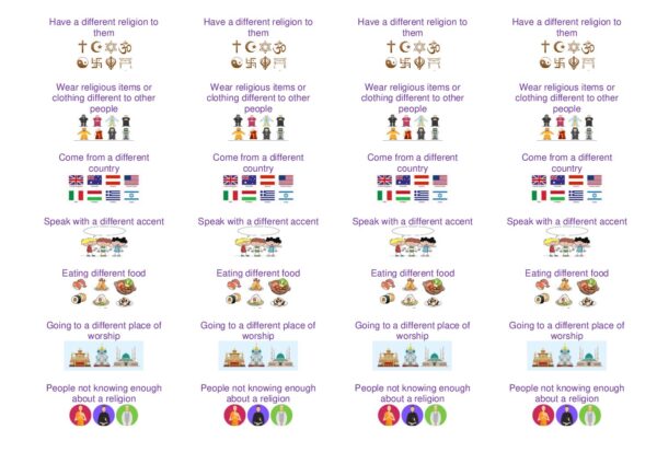 Lesson 1 Primary Dartboard cards pdf