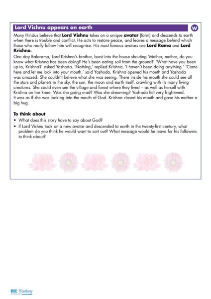 Lord Vishnu appears on earth pdf