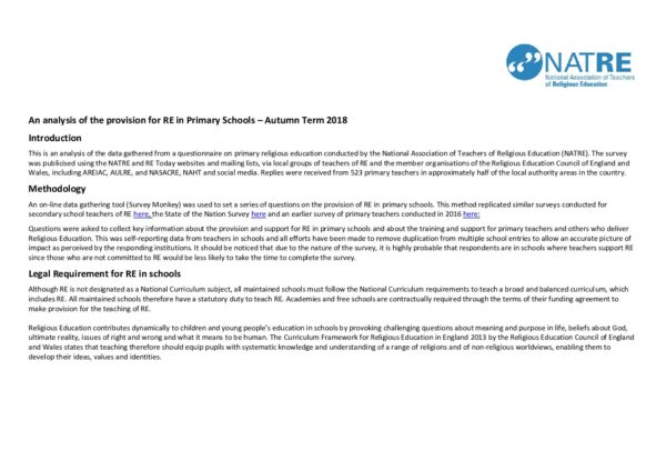NATRE Primary Survey 2018 final 1 pdf