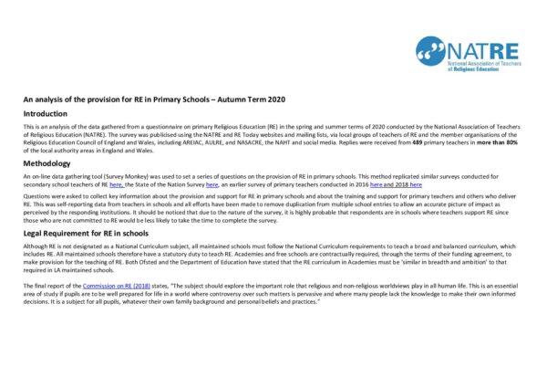 NATRE Primary Survey 2020 final pdf