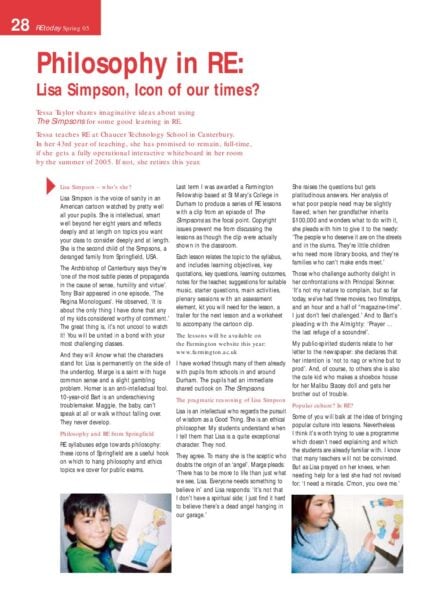 Philosophy in RE pdf