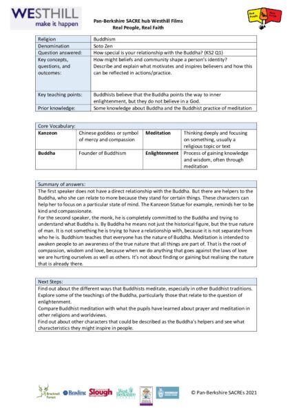 Real People Real Faith KS2 1 Buddhist pdf