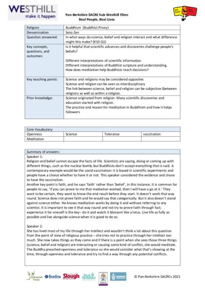 Real People Real Faith KS3 1 Buddhism pdf
