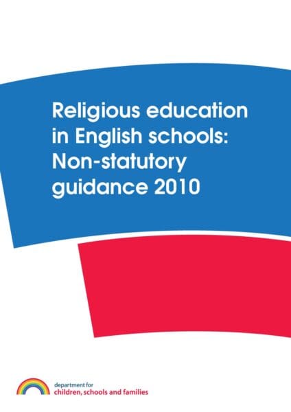 Religious education guidance in English schools 2010 pdf