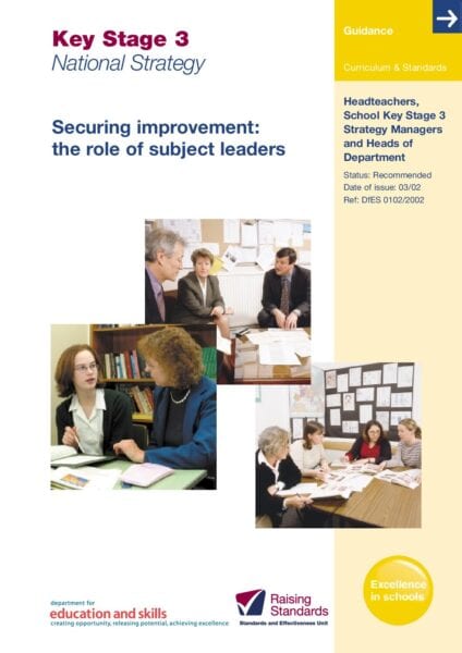 Role of subject leaders pdf