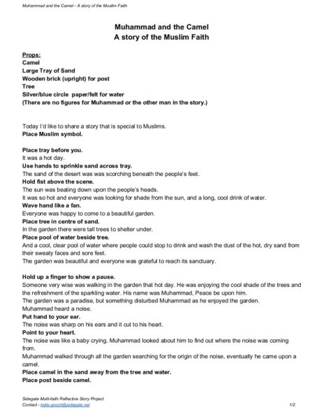 SIDEGATE MuhammadandtheCamel Muslim pdf