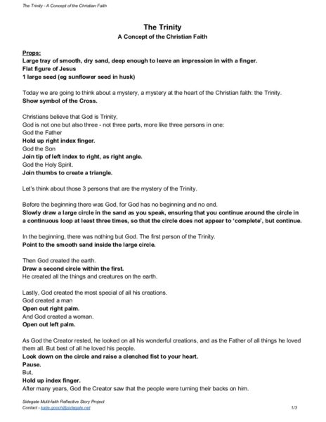 SIDEGATE TheTrinity Christian script S pdf