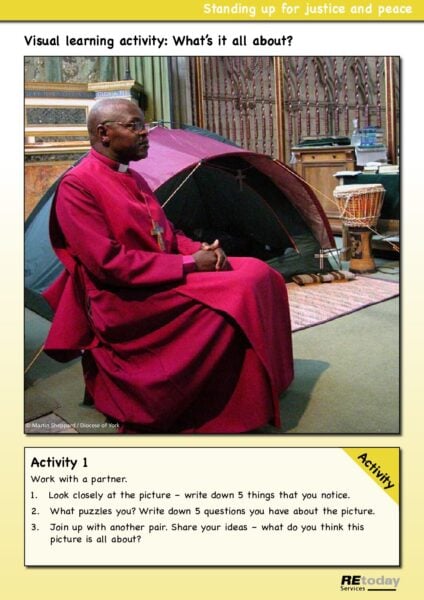 Standing up for justice and peace 1 pdf