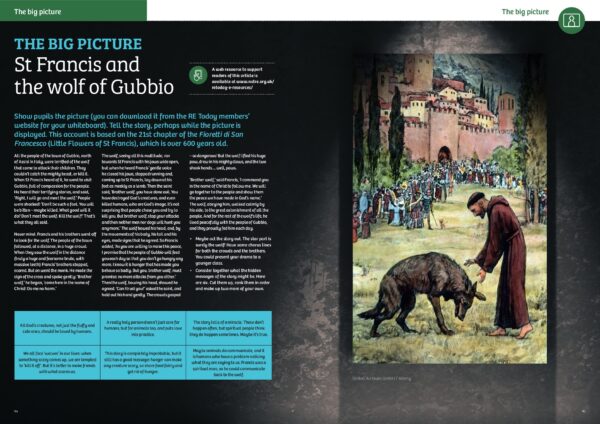 THE BIG PICTURE St Francis and the wolf of Gubbio Pages 94 95 REtoday No3 2019 pdf
