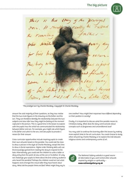 THE BIG PICTURE THE PRODIGAL SON Can artwork promote enquiry based RE learning part 2 pdf