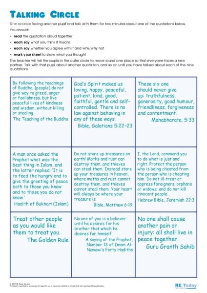 Talking circle pdf
