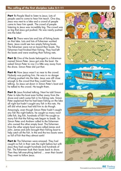 The calling of the first disciples Luke 5 1–11 pdf