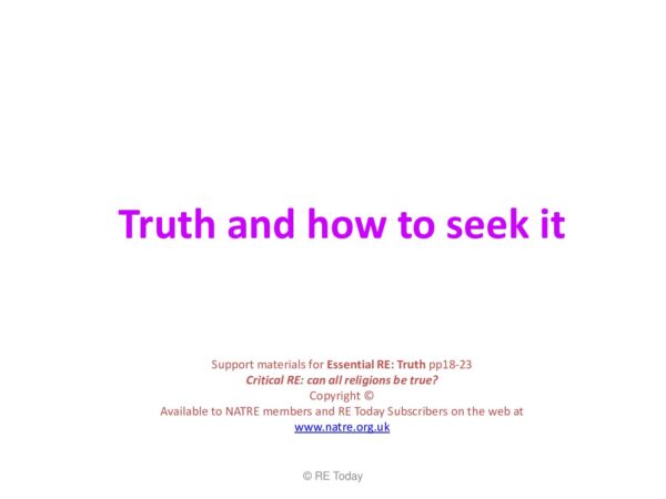 Truth and how to look for it UPDATED pdf