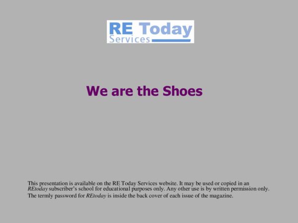 We are the shoes AH pdf