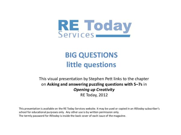 big questions little questions1 pdf