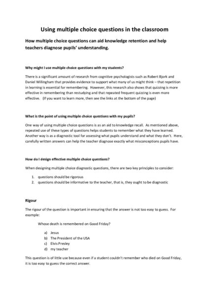 multiple choice questions B Wood v2 pdf