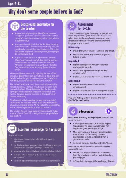 pp. 22 26 Why dont some people believe in God unit PDF comp pdf