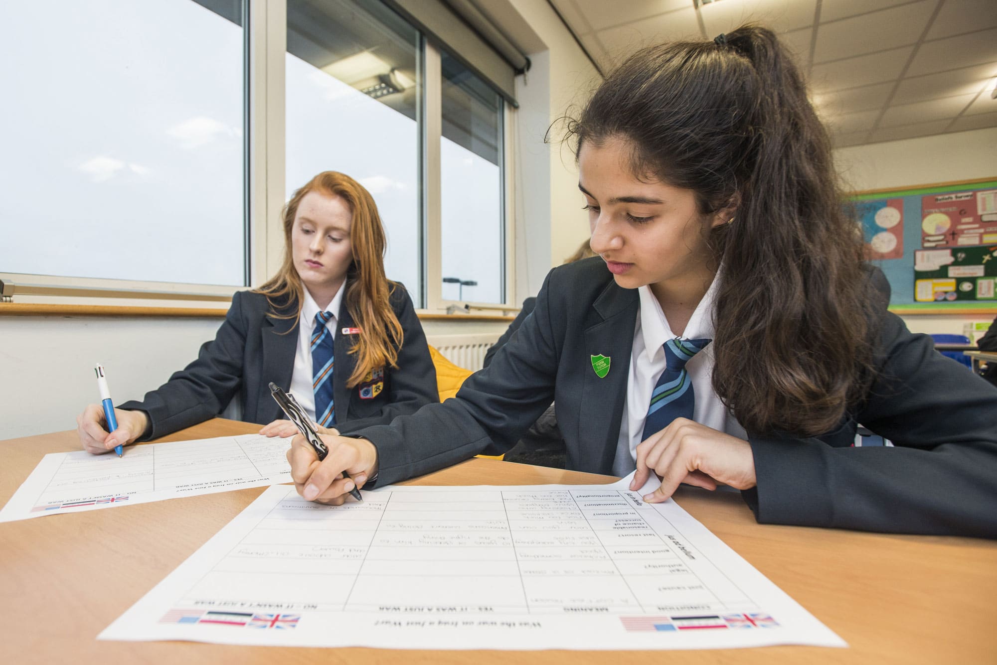 Secondary Students in RE Classroom