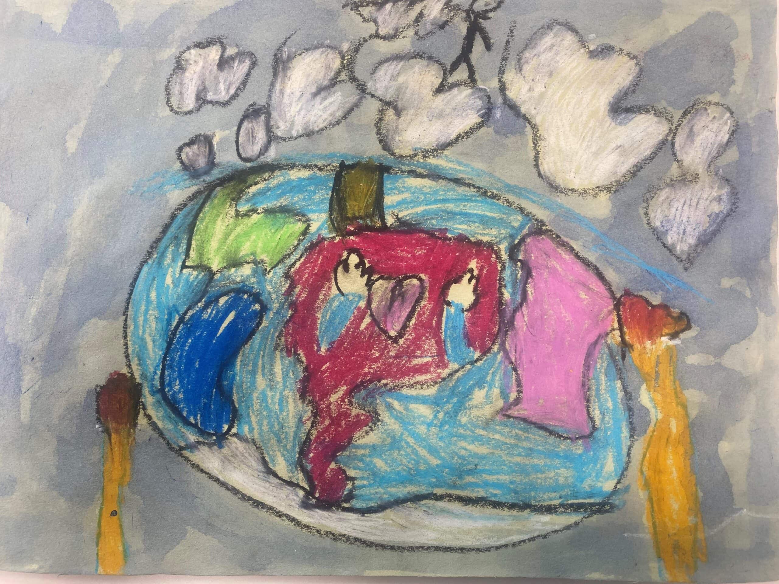 Alex Age 7 Radcliffe On Trent Infant and Bursrey School How do we envisage God scaled