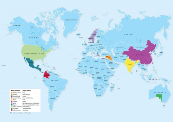 Pp. 26–27 Flood Myths Map And Key