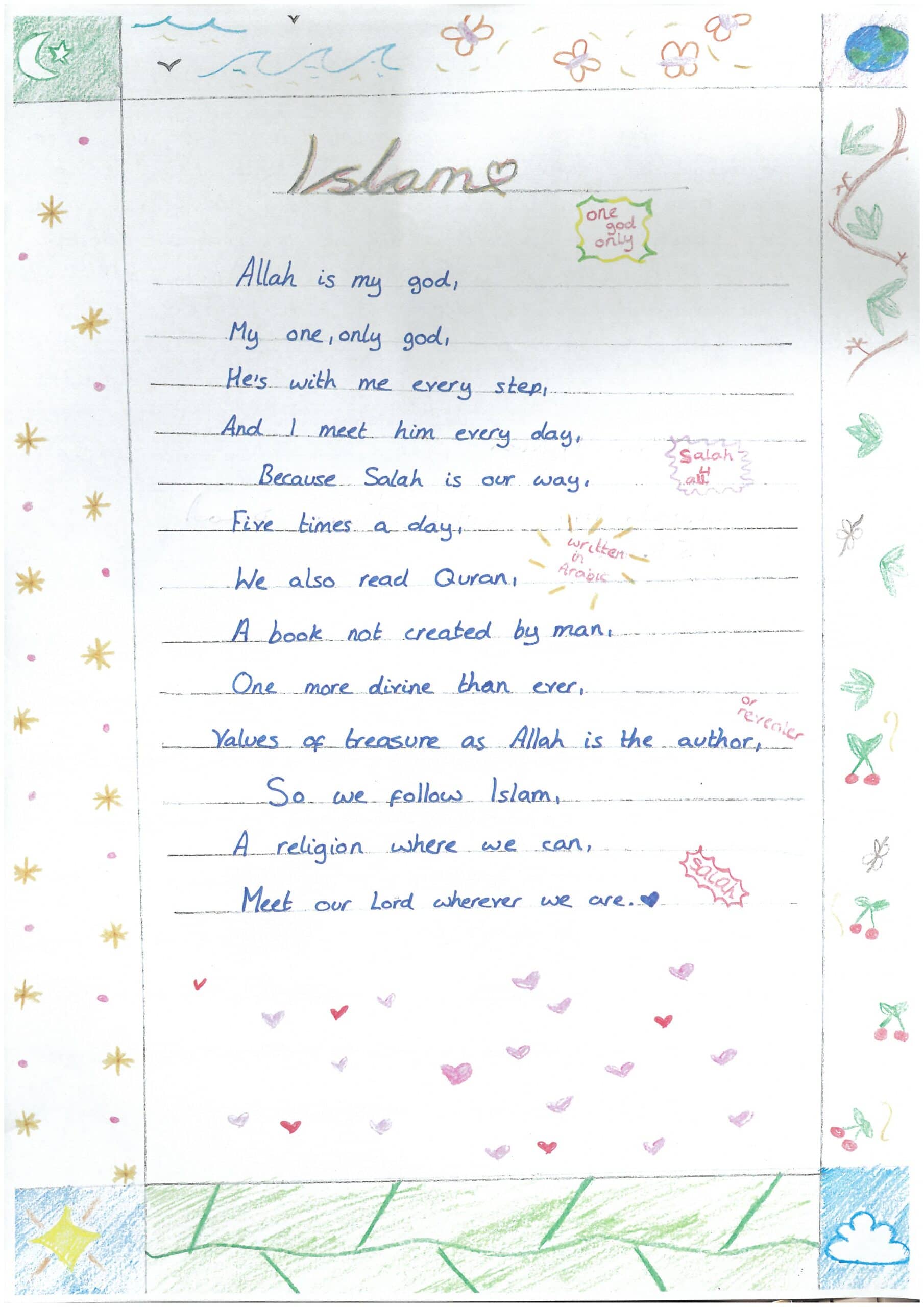 Saarah Age 11 Church Hill CofE Junior School How do we envisage God scaled