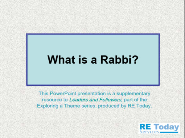 what is a rabbi