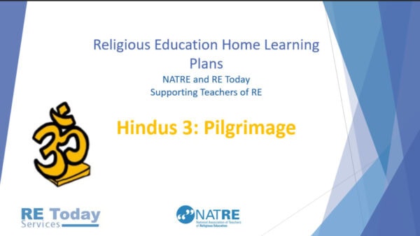 My life my religion Hindus Pilgrimage (home learning)