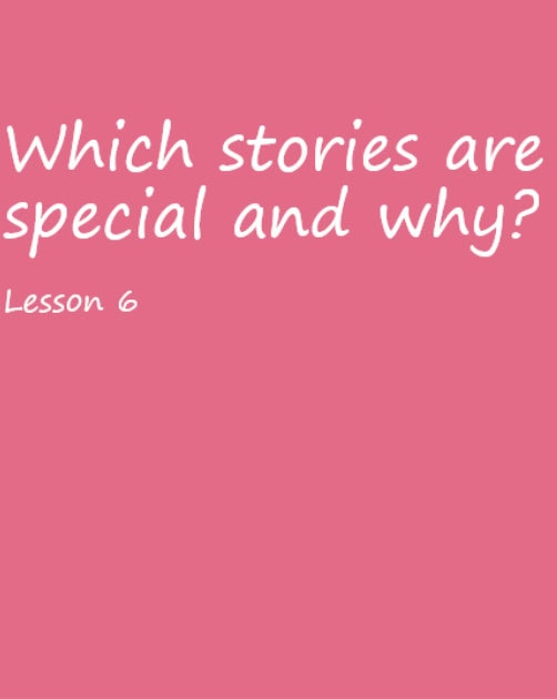 EYFS Which stories are special and why? PowerPoint Lesson 4 – NATRE